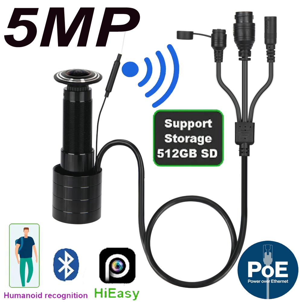 Home Security La - 5MP Door Eye IP POE Camera