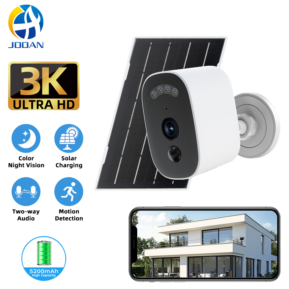 Home Security Packages - Jooan 3K HD Solar Security Camera