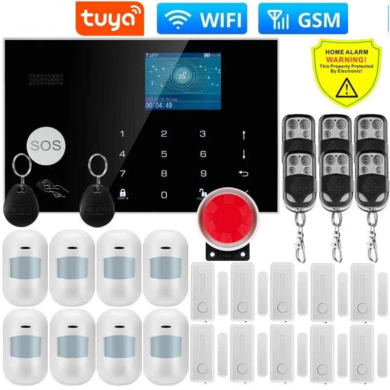 Home Zone Security App - W7B Wireless Wired Alarm System for