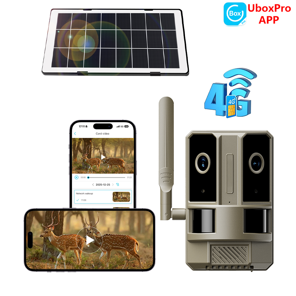 Home Security Game - US 4G LTE Cellular Dual-Lens Dual-PIR