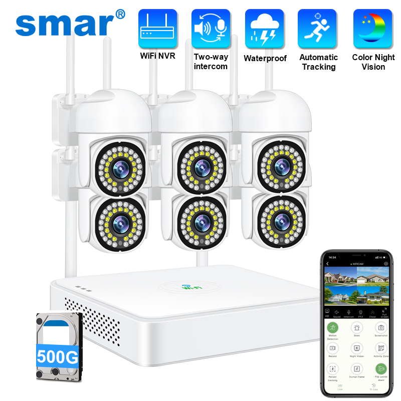 Home Security Packages - Smar 3MP Wireless CCTV Security Camera