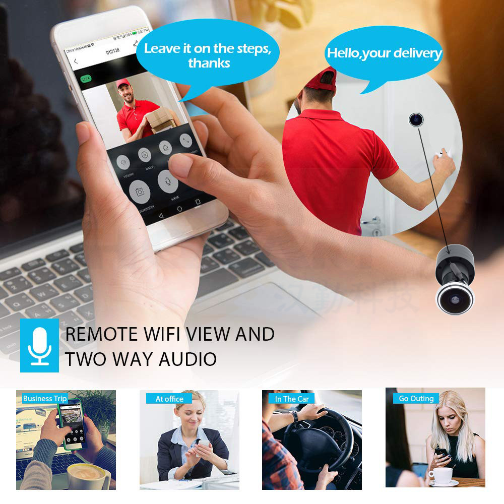 5MP Door Eye IP POE Camera Min - огляд і ціна Home Security La