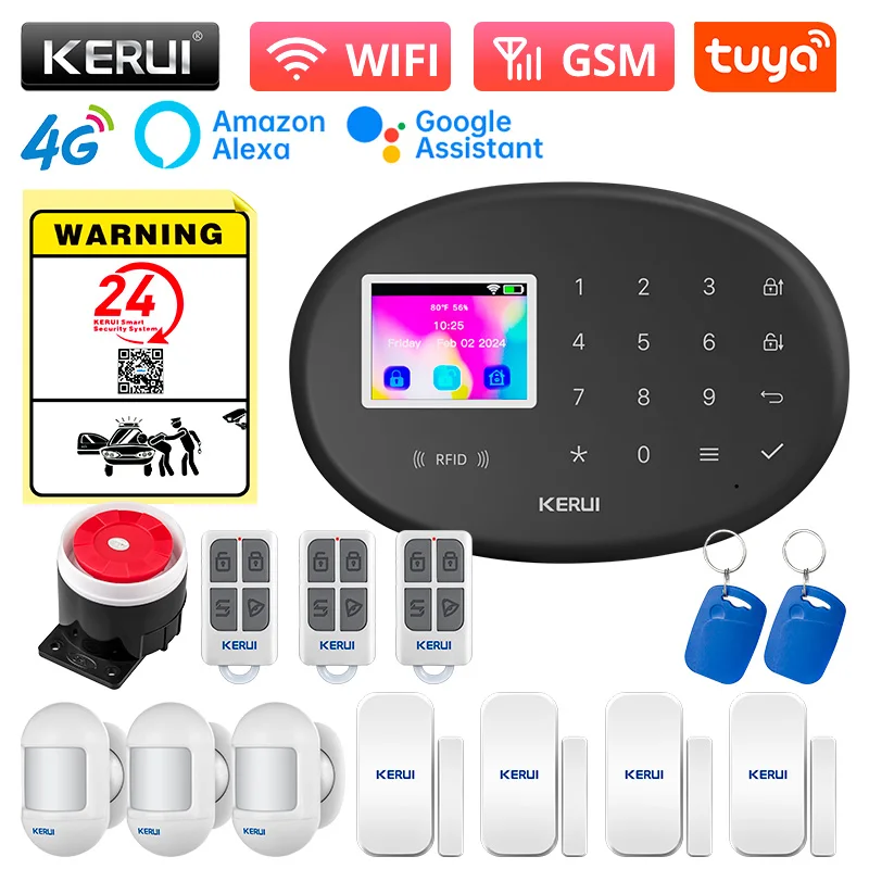 KERUI WiFi + 4G/2G Home Securi - огляд і ціна Home Zone Security App