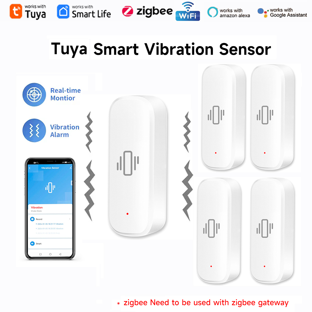 Tuya WiFi Zigbee Smart Vibrati - огляд і ціна Home Security App