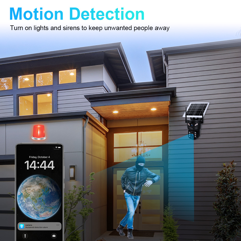 KERUI 6MP 4G SIM WiFi Solar Ca - огляд і ціна Home Security La