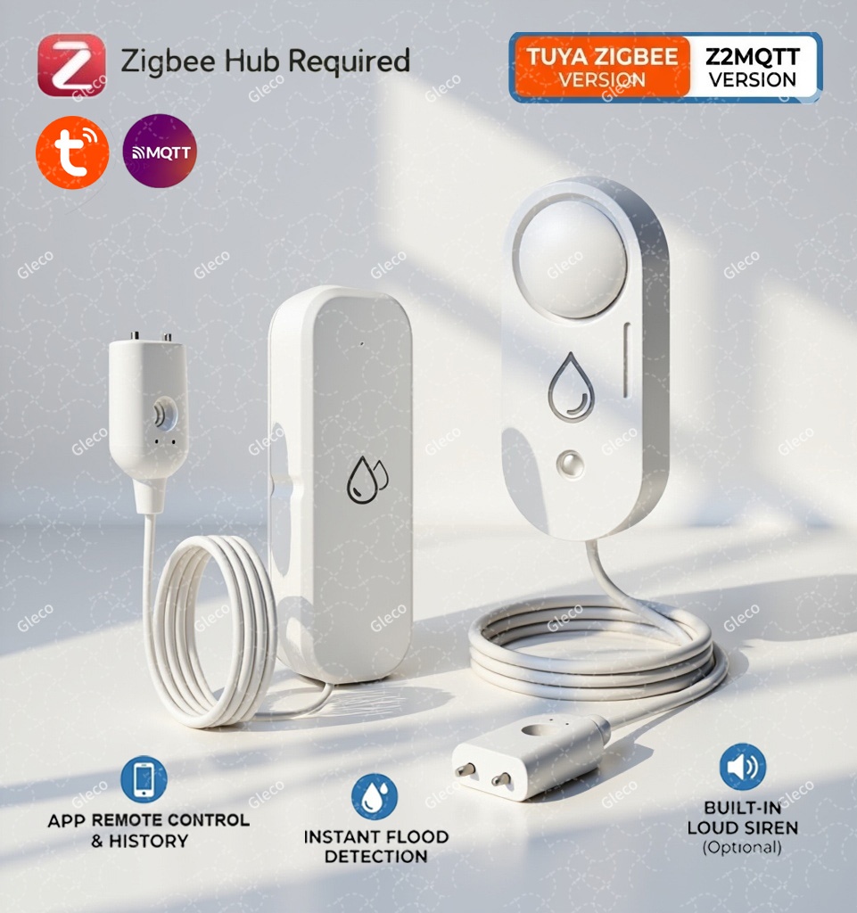 Zigbee Water Leak Sensor Flood - огляд і ціна Home Security App