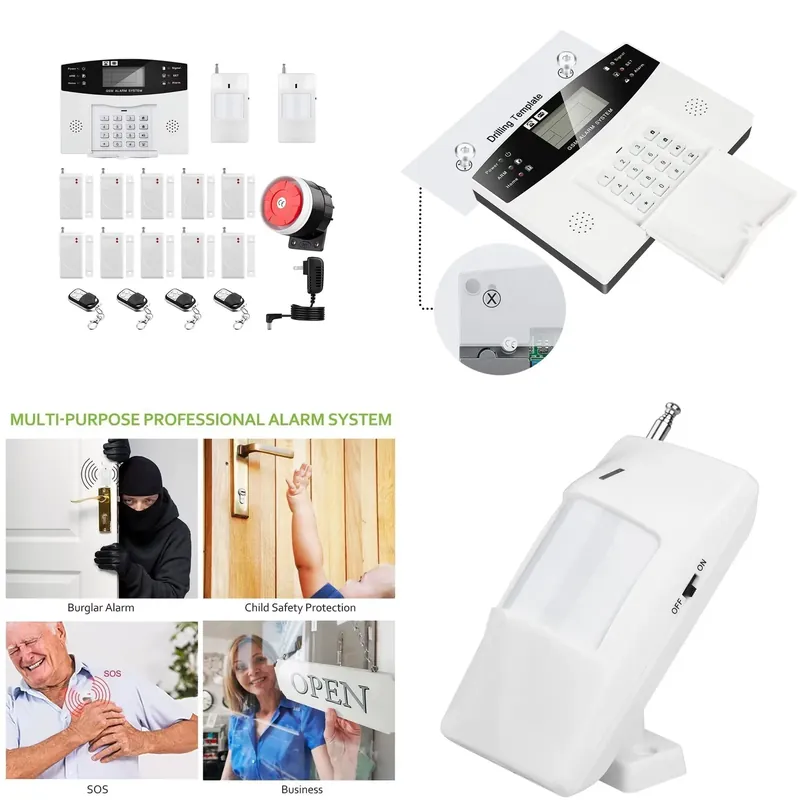 House Burglar Alarm Kit Auto D - огляд і ціна Home Security Alarm