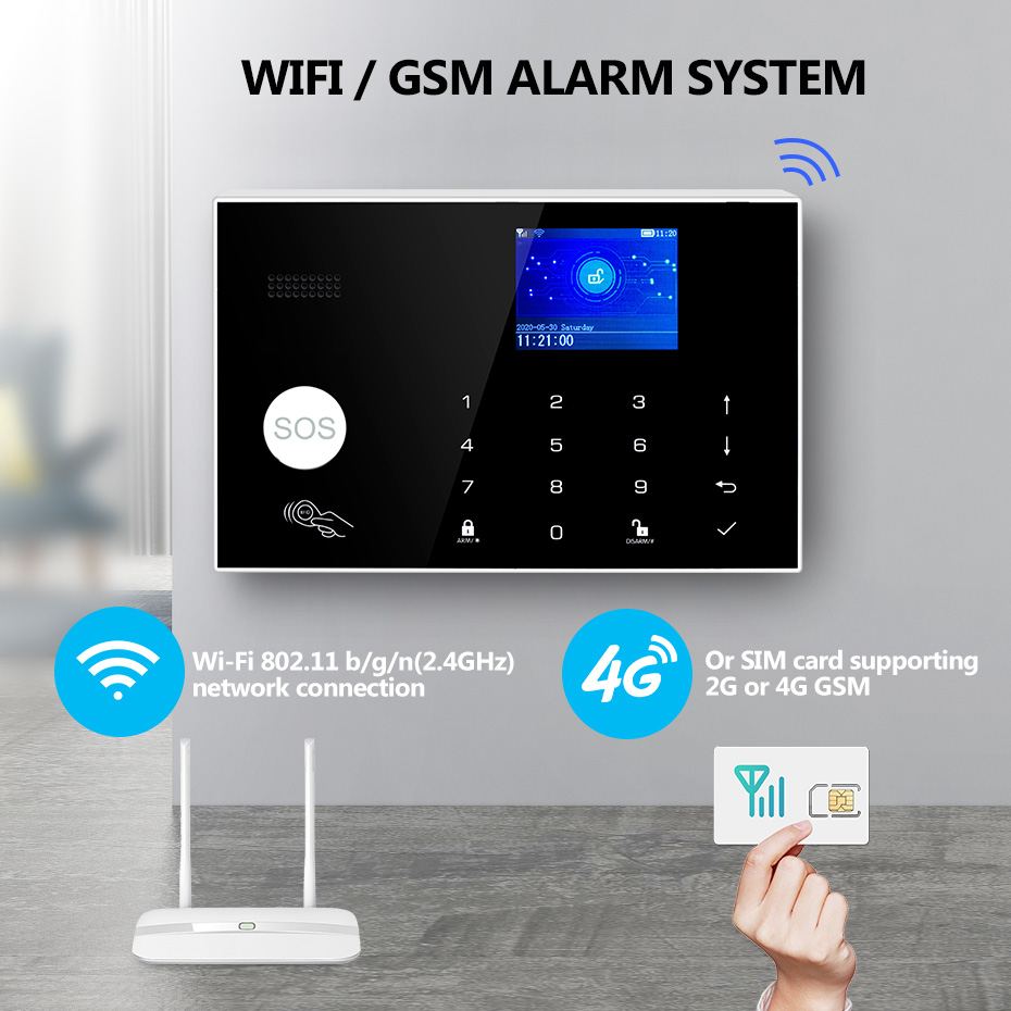 KERUI 4G/WiFi Home Alarm Syste - огляд і ціна Home Zone Security App