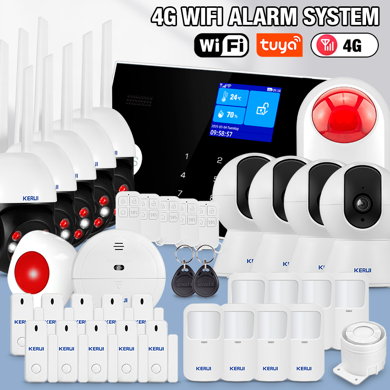 KERUI 433mhz 4G/WIFI Home Alar - огляд і ціна Home Zone Security App