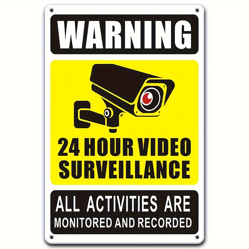 24/7 Video Surveillance Warnin - огляд і ціна Home Security La