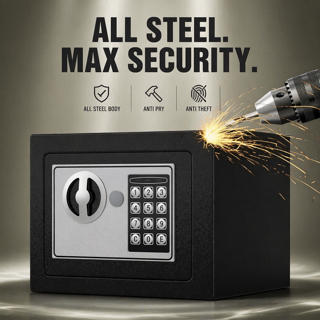 All Steel Electronic Digital K - огляд і ціна Home Security Packages