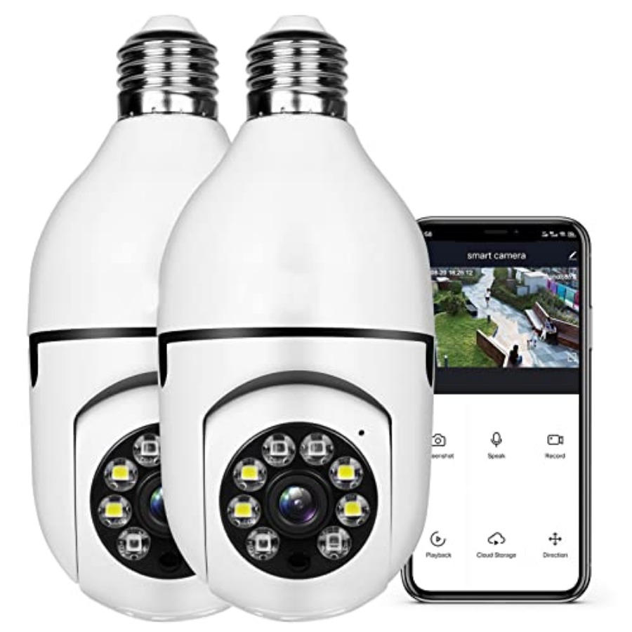Light Bulb 1080P Security Wire - огляд і ціна Home Security Alarm