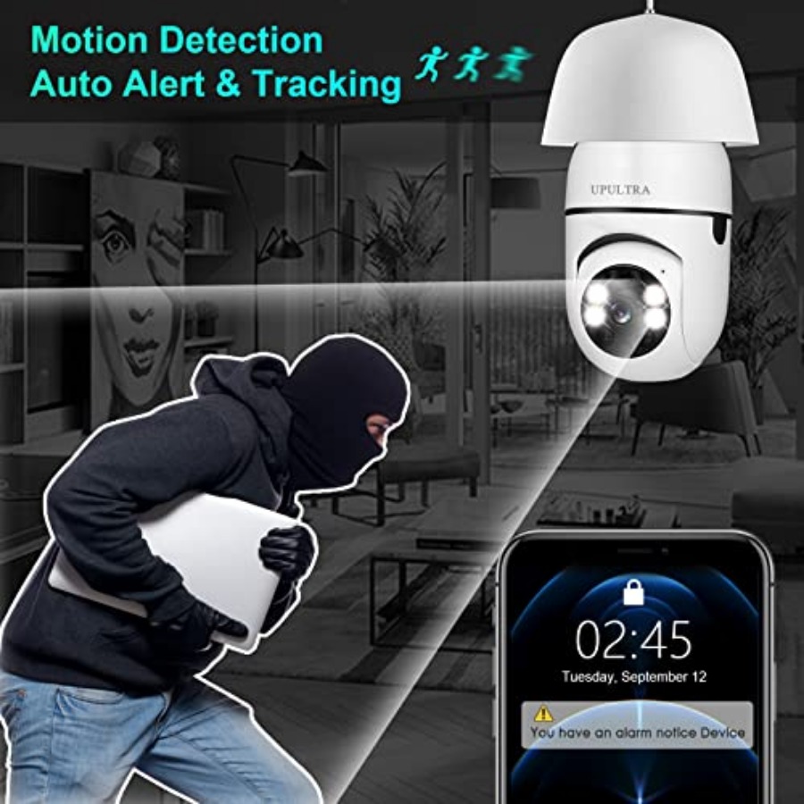 Light Bulb 1080P Security Wire - огляд і ціна Home Security Alarm