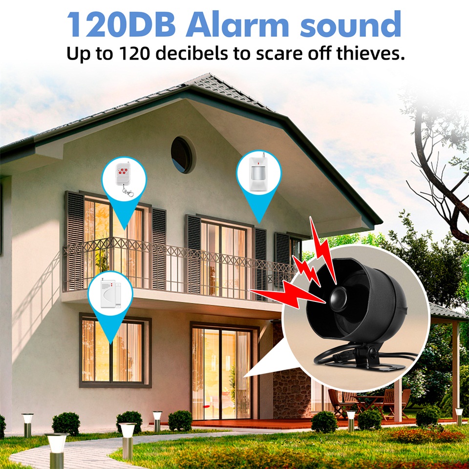 KERUI WIFI Alarm System Siren  - огляд і ціна Home Zone Security App