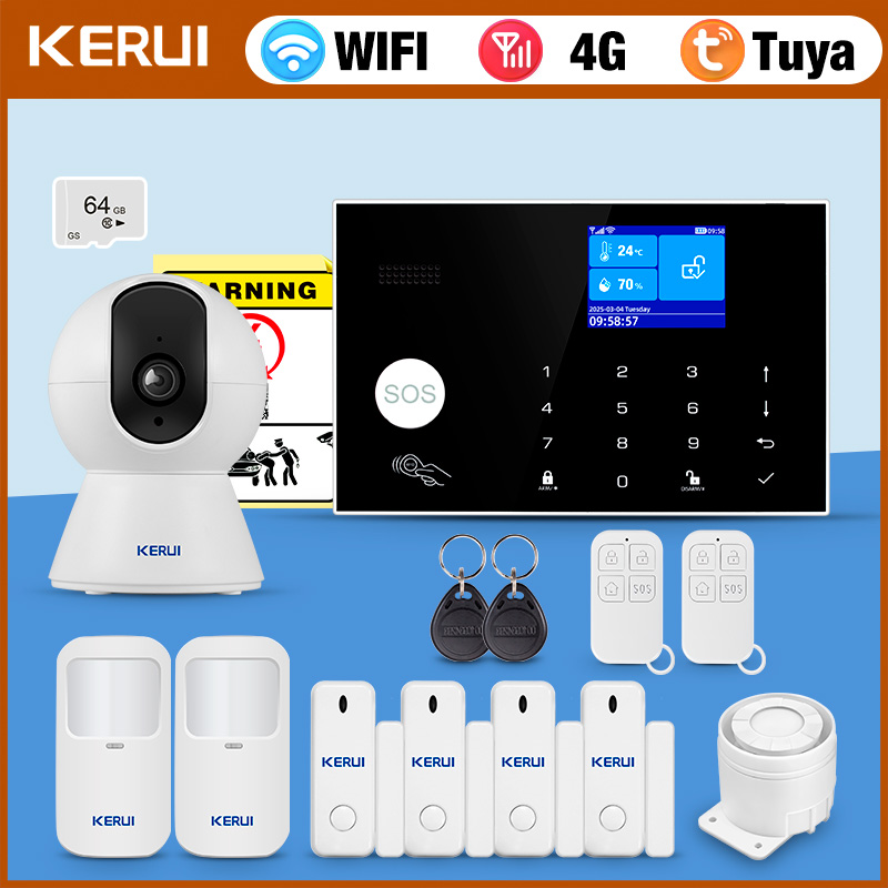 KERUI 4G Alarm System with Wir - огляд і ціна Home Zone Security App
