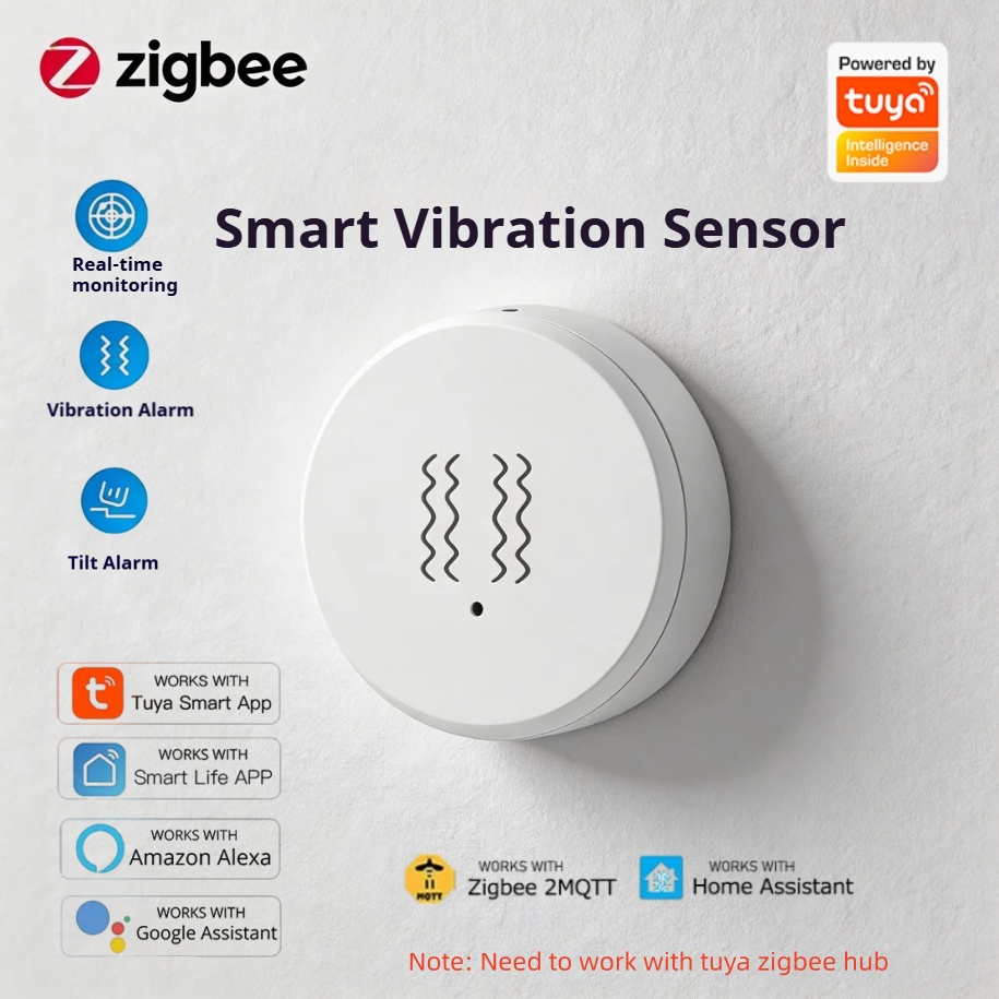 Tuya Zigbee Smart Vibration Se - огляд і ціна Home Security App