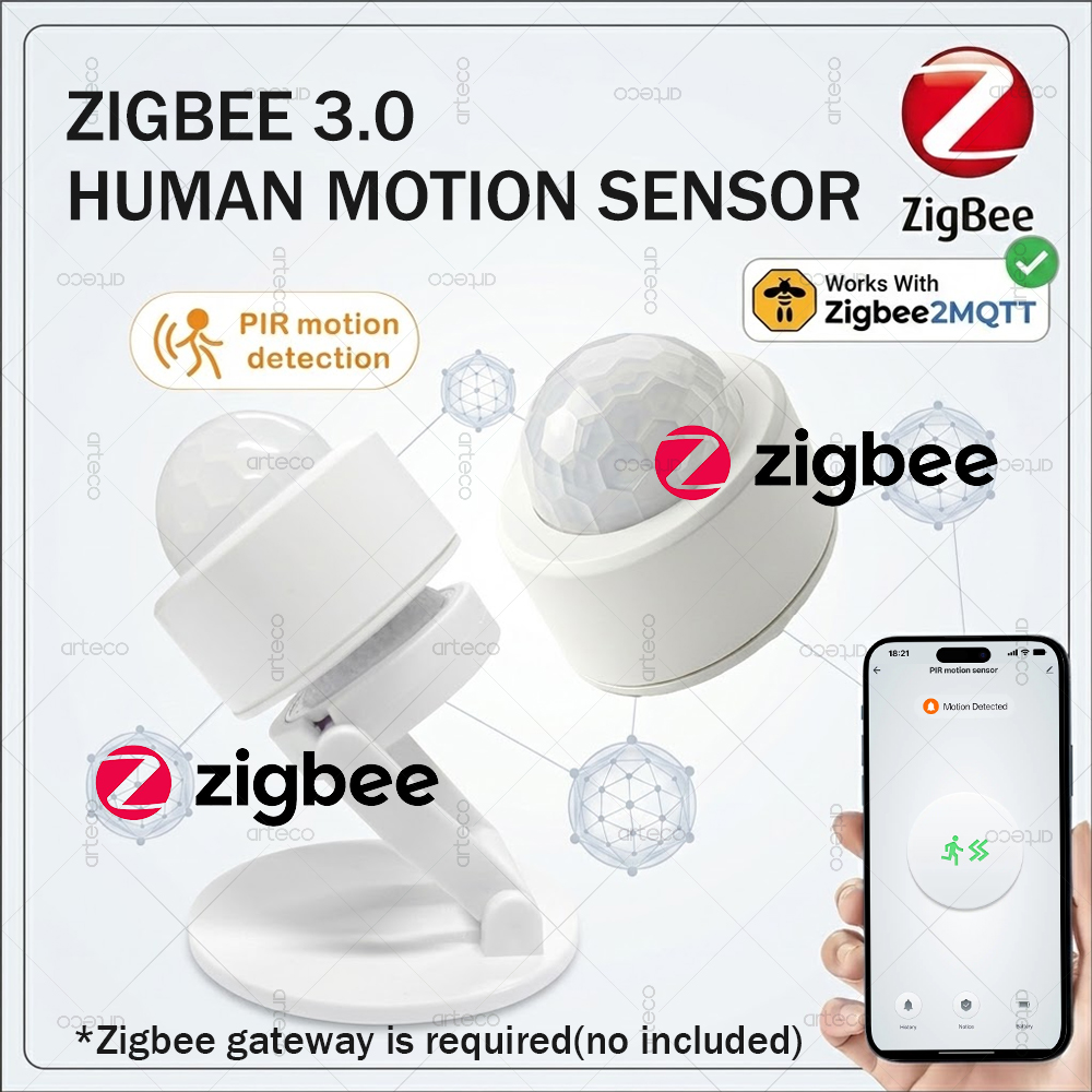 Zigbee 3.0 Mini PIR Motion Sen - огляд і ціна Home Security App