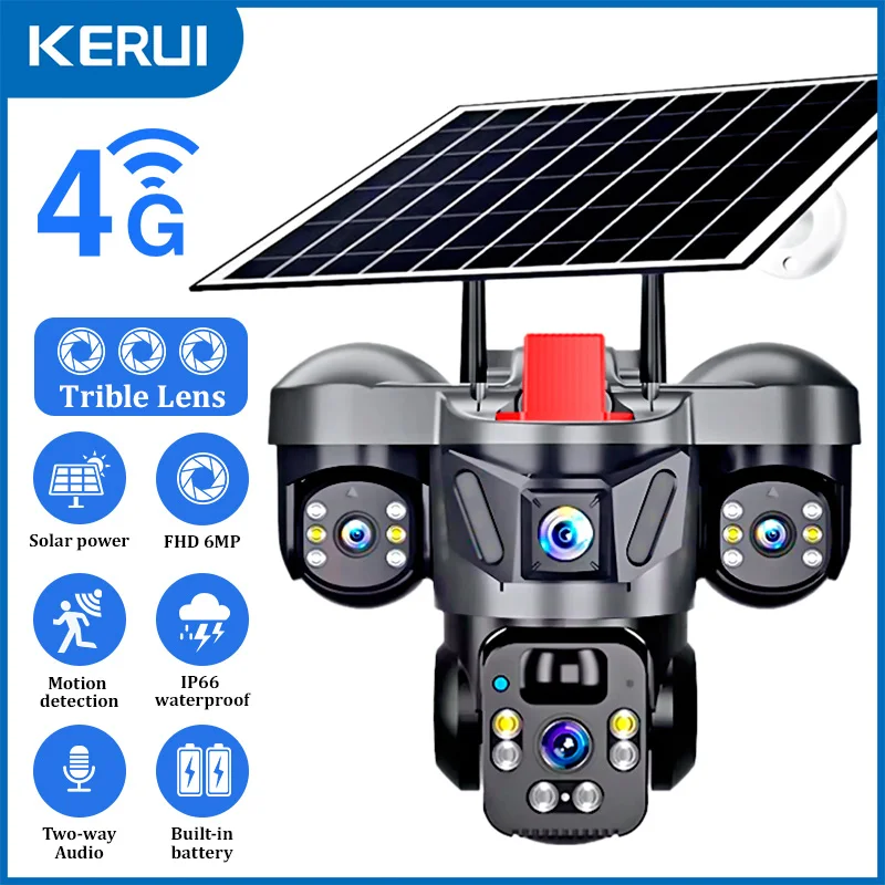 KERUI V380 Pro Outdoor PTZ 6MP - огляд і ціна Home Security Packages