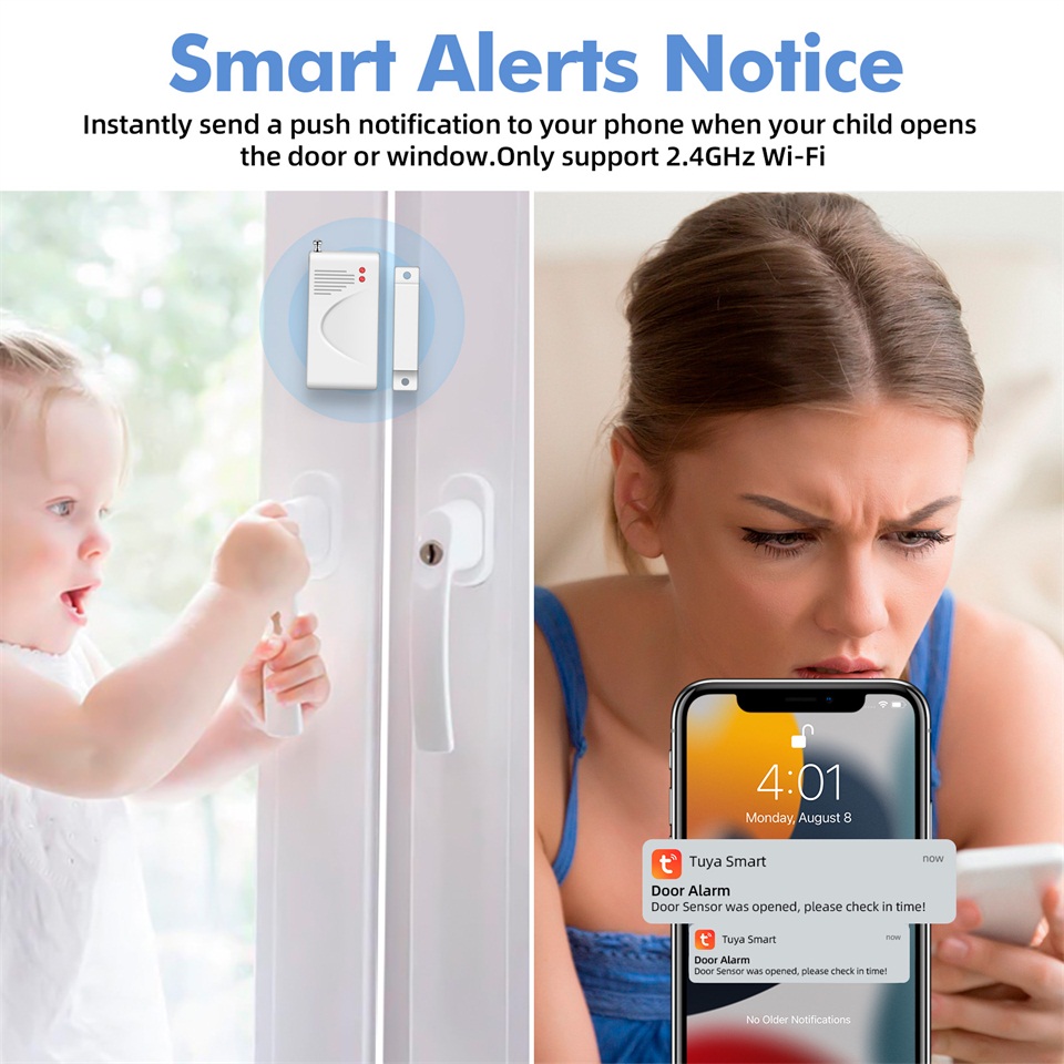 KERUI 120db Loud Sound Alarm S - огляд і ціна Home Zone Security App