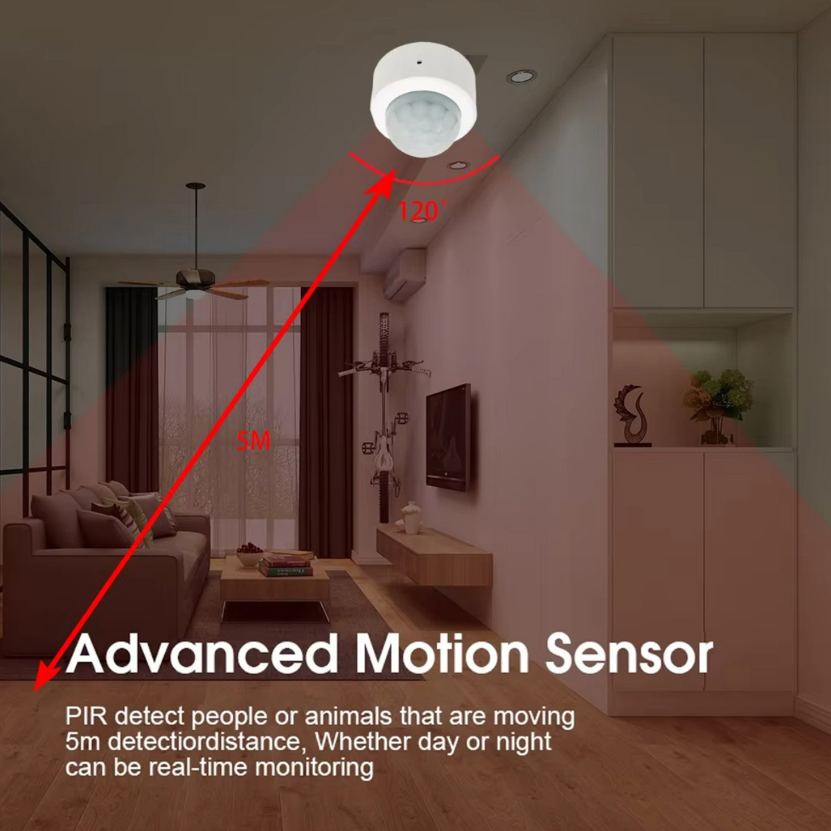 Zigbee3.0 Mini PIR Human Motio - огляд і ціна Home Security App