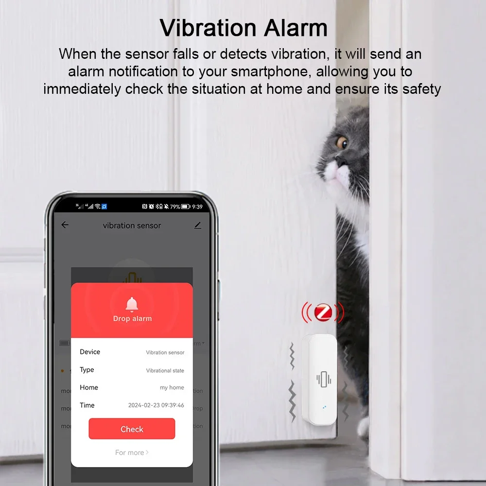 Tuya WiFi/Zigbee Smart Vibrati - огляд і ціна Home Security App