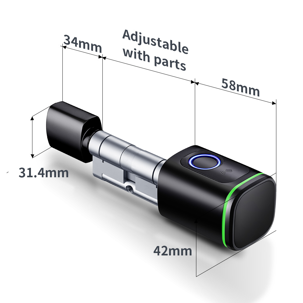Smart Cylinder Lock Tuya 60-90 - огляд і ціна Home Security Packages