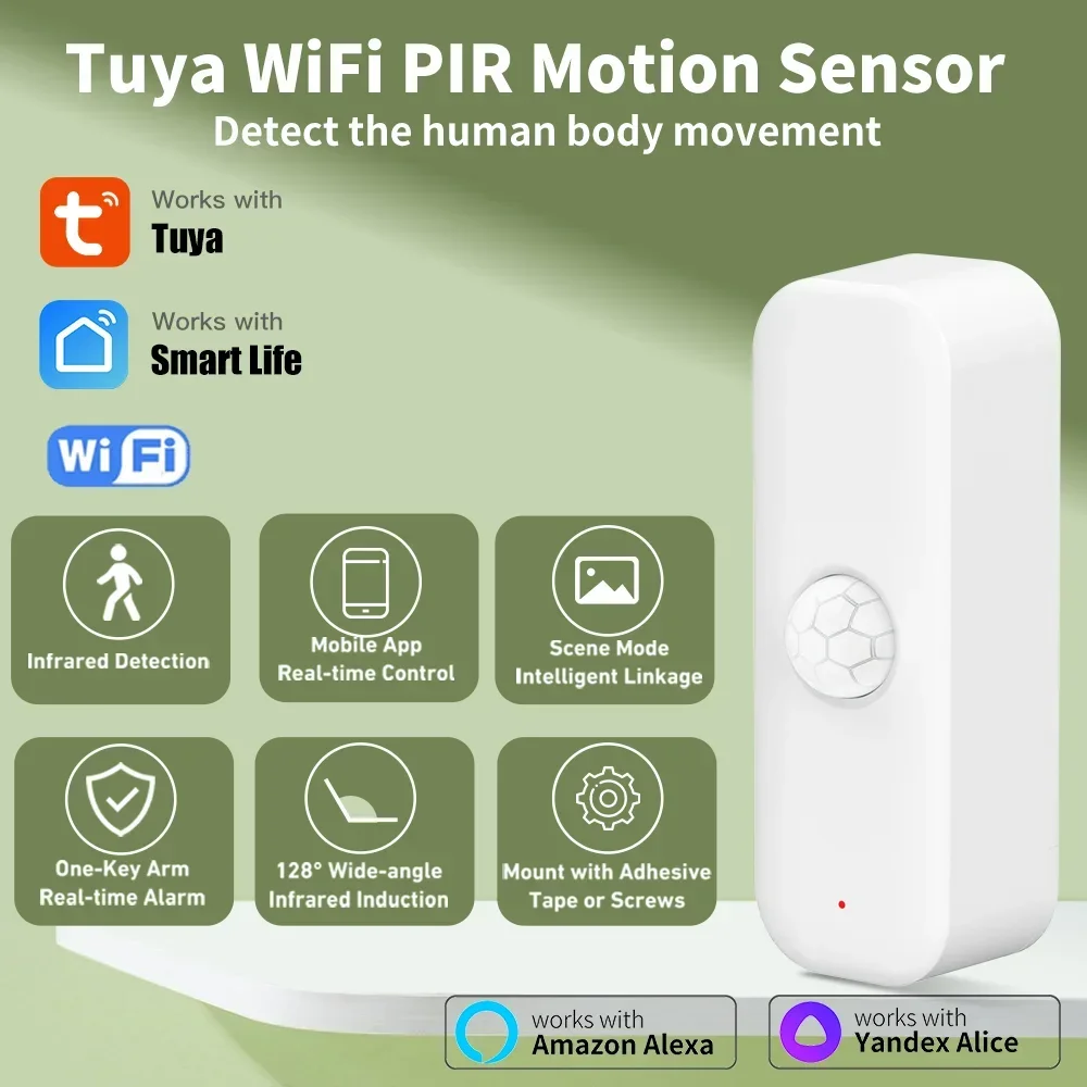 Tuya WiFI Motion Sensor PIR Sm - огляд і ціна Home Security App